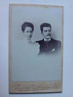 CDV Amsterdam Batavia Man en Vrouw, Gebruikt, Foto, Ophalen of Verzenden, Voor 1940