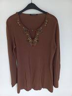 Betty Barclay, tuniek met steentjes, Maat 38/40 (M), Bruin, Betty Barclay, Nieuw