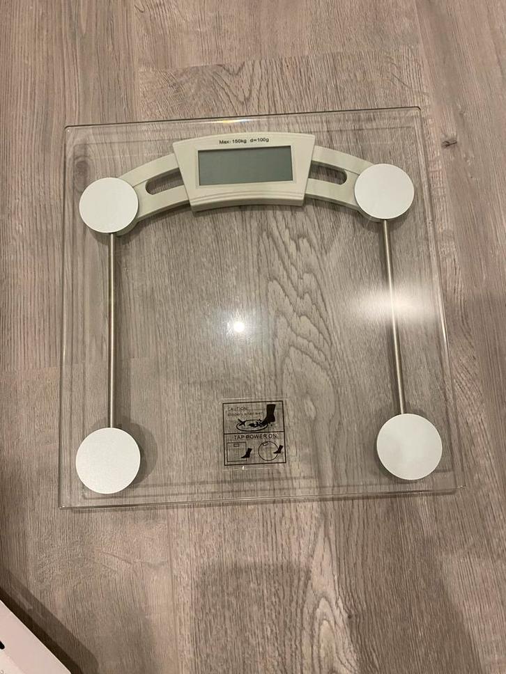 Digitale Personenweegschaal - Max 150kg, Witgoed en Apparatuur, Weegschalen, Gebruikt, Digitaal, Personenweegschaal, 1 tot 500 gram