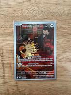 Team Rocket's Meowth 203/182, Ophalen, Zo goed als nieuw, Losse kaart, Foil