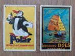 Metalen reclamebordjes van Polar en Bols, Ophalen of Verzenden, Zo goed als nieuw, Reclamebord