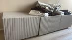Nieuw TV Meubel Beige kast L 300 cm | H 38 cm | D 43 cm, Kunststof, Nieuw, Ophalen of Verzenden, 200 cm of meer