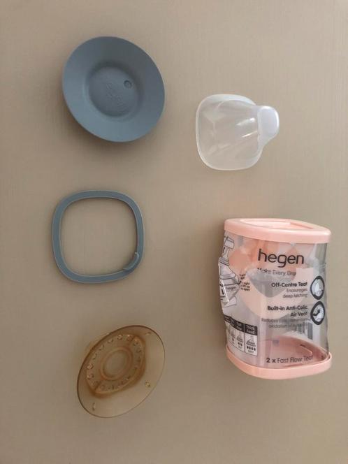 HEGEN fles en oefenbekerdeksel onderdelen, zie tekst/foto!, Kinderen en Baby's, Babyvoeding en Toebehoren, Zo goed als nieuw, Overige typen