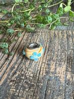 Bedel met blauwe bloemen, Overige materialen, Blauw, Ophalen of Verzenden, Zo goed als nieuw