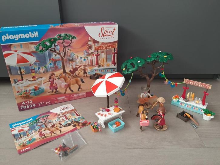 Playmobil 70694 Spirit Miradero festival feest, Kinderen en Baby's, Speelgoed | Playmobil, Zo goed als nieuw, Complete set, Ophalen of Verzenden
