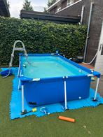 INTEX zwembad met zandfilterpomp en toebehoren, Tuin en Terras, Zwembaden, Minder dan 80 cm, Ophalen of Verzenden, Zo goed als nieuw