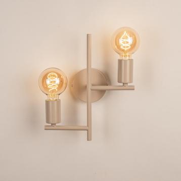 wandlamp beige of zwart hoekbank bank bed tafel hal lamp beschikbaar voor biedingen