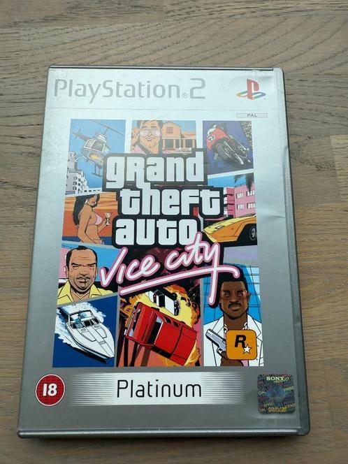 PS2 PlayStation2 GTA Grand Theft Auto Vice City, Spelcomputers en Games, Games | Sony PlayStation 2, Zo goed als nieuw, Avontuur en Actie