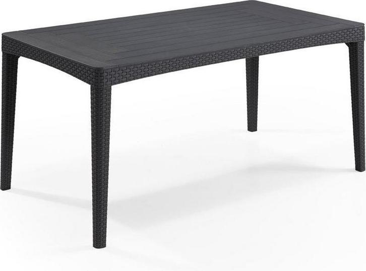 Allibert girona tuintafel ( nieuw in doos), Tuin en Terras, Tuintafels, Zo goed als nieuw, Rechthoekig, Aluminium, Ophalen