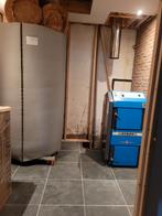 Nieuwe Atmos houtvergasser met warm wateropslag incl buizen, Huis en Inrichting, Ophalen, Nieuw, Hout, Houtkachel
