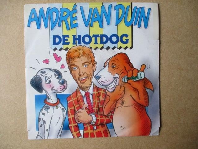s0142 andre van duin - de hotdog, Ophalen, Gebruikt, Overige genres, 7 inch