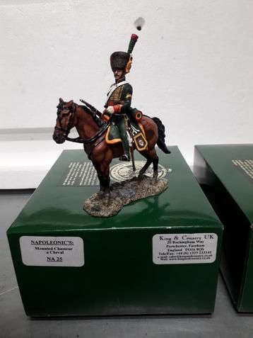 6 TINNEN FRANSE JAGERS SETS uit NAPOLEON WAR SERIE van K&C beschikbaar voor biedingen