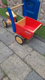 Pintoy houten bakfiets, Ophalen, Gebruikt, Loopvoertuig