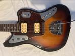 Fender Kurt Cobain Jaguar (3 Color Sunburst) met ORG. Case, Ophalen of Verzenden, Zo goed als nieuw, Fender