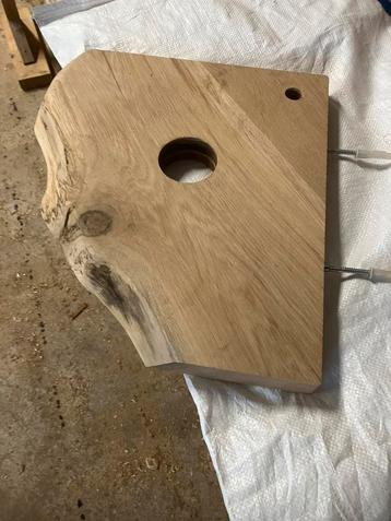 Eiken fontein plank wastafelblad meubel op maat mogelijk beschikbaar voor biedingen