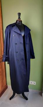 Burberrys extra lange vintage Trenchcoat jaren 80 - 90, Blauw, Maat 56/58 (XL), Verzenden