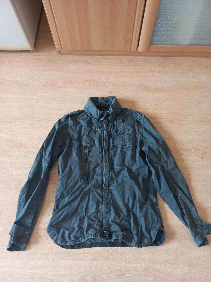 G-Star Zomerjas maat xl, Kleding | Dames, Jassen | Zomer, Zo goed als nieuw, Blauw, Ophalen of Verzenden