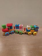 Woezel & Pip Houten Speelgoed Trein , twee wagons, Compleet, Ophalen of Verzenden, Gebruikt