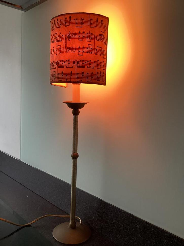 2 Unieke halve Pianolampen op voet, Antiek en Kunst, Antiek | Lampen, Ophalen