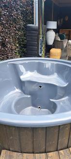 Kunststof hottub houtgestookt, 200 cm, ebonyhout, isolatie, Ophalen, Nieuw, Wellnessandgarden, 7251MZ Vorden
