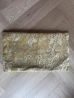 Sierkussen hoes okergeel mosterdgeel velvet, Ophalen of Verzenden, Nieuw, Geel, Rechthoekig
