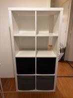 IKEA Kallax kast met manden, Ophalen, 100 tot 150 cm, 50 tot 100 cm, Zo goed als nieuw