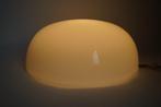 vintage art deco plafondlamp gispen stijl opaline schuif L, Ophalen of Verzenden, Gebruikt, Glas, Vintage antiek
