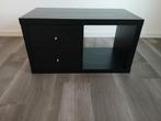 Zwarte Kallax kast met lades, Ophalen, Overige materialen, Minder dan 50 cm, Gebruikt