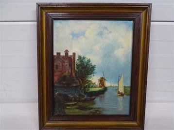 A6785. Schilderij Olieverf op canvas [1981] beschikbaar voor biedingen