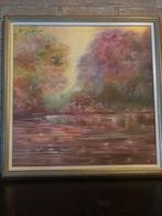 Schilderij: Landschap met water, Ophalen of Verzenden