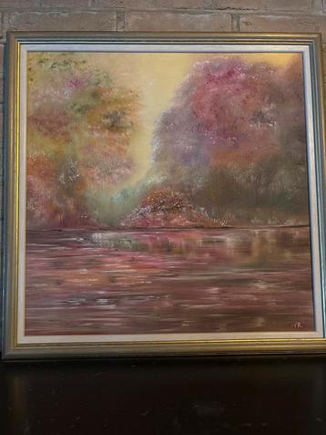 Schilderij: Landschap met water beschikbaar voor biedingen