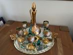 Venetiaans Glasservies met Karaf, Glazen en Dienblad, Antiek en Kunst, Ophalen of Verzenden