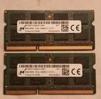 Micron 16GB 2x 8GB DDR3L 1600MHz SODIMM laptop geheugen, Computers en Software, RAM geheugen, DDR3, Ophalen of Verzenden, Zo goed als nieuw