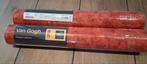 NIEUW 2 rollen Vincent van Gogh behang rood, Ophalen of Verzenden, 10 tot 25 m², Rood