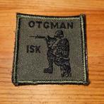 Borstembleem OTGMAN ISK, Verzamelen, Ophalen of Verzenden, Landmacht, Nederland, Embleem of Badge