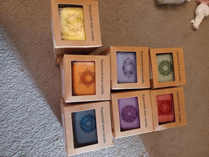 Stearine kaarsjes, Huis en Inrichting, Woonaccessoires | Kandelaars en Kaarsen, Nieuw, Minder dan 25 cm, Overige materialen, Ophalen of Verzenden