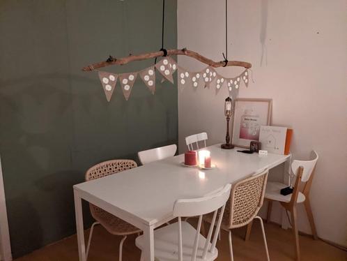 Ikea Melltorp tafel wit, Huis en Inrichting, Tafels | Eettafels, Gebruikt, 50 tot 100 cm, 150 tot 200 cm, Vijf personen of meer