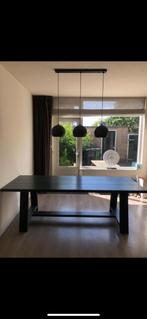 Mooie Essen tafel van wehkamp en bankje en lampen zie foto’s, Huis en Inrichting, Tafels | Eettafels, Ophalen of Verzenden, Zo goed als nieuw