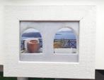 Drie houten (witte) fotolijsten met mooie doorkijkjes, Huis en Inrichting, Woonaccessoires | Lijsten, Minder dan 50 cm, Nieuw