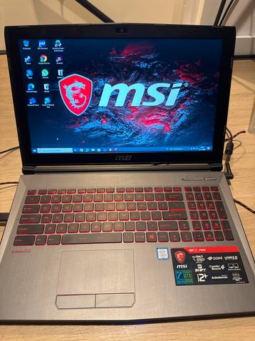 MSI GV62 7RD Gaming Laptop - Zeer Nette Staat! beschikbaar voor biedingen