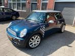 Mini 1.6 16V Cooper 2006 Blauw, Auto's, Mini, Voorwielaandrijving, 4 cilinders, Leder en Stof, Handgeschakeld