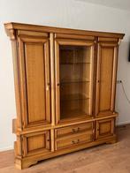vitrinekast patine eiken, Huis en Inrichting, Kasten | Dressoirs, Ophalen, Gebruikt, Eikenhout, Klassiek