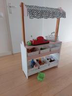 Leuk speelgoedwinkeltje Hema met kassa, mandjes etc, Kinderen en Baby's, Speelgoed | Speelkeukens, Ophalen, Gebruikt, Hout, Speelkeuken