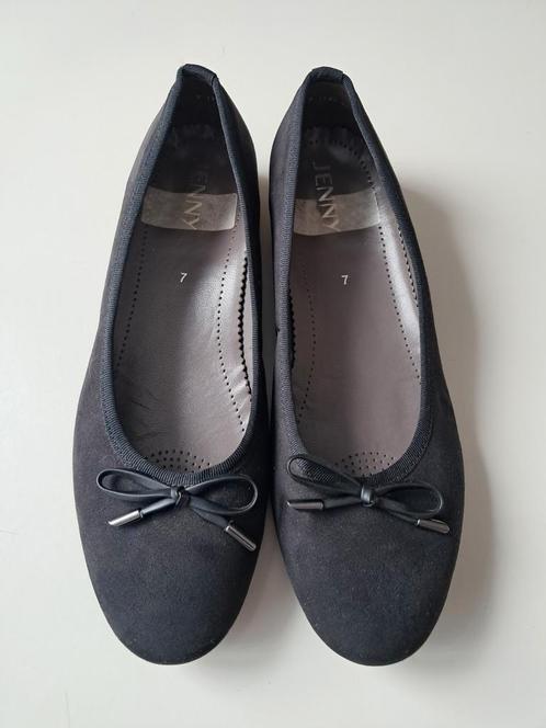 Mooie zwarte ballerina's van JENNY maat 40-40,5 ZGAN, Kleding | Dames, Schoenen, Zo goed als nieuw, Ballerina's, Zwart, Ophalen of Verzenden