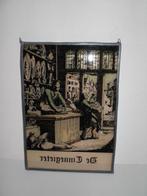 Glas in lood klassieke afbeelding De tinnegieter, Antiek en Kunst, Ophalen of Verzenden