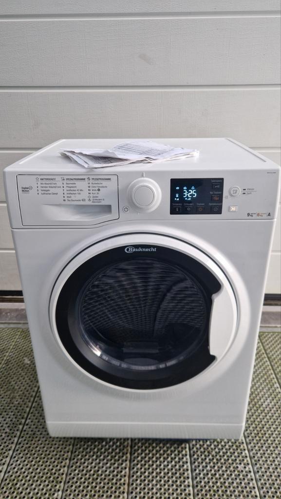 Bauknecht Was/Droog combinatie 9/6KG., Witgoed en Apparatuur, Wasmachines, Zo goed als nieuw, Voorlader, 6 tot 8 kg, Minder dan 85 cm