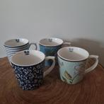 Laura Ashley 4 bekers, Huis en Inrichting, Keuken | Servies, Ophalen of Verzenden, Zo goed als nieuw, Overige stijlen, Kop(pen) en/of Schotel(s)