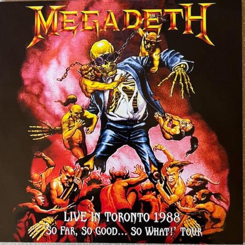 Megadeth: Live in Toronto 1988 lp, Cd's en Dvd's, Vinyl | Hardrock en Metal, Zo goed als nieuw, Verzenden