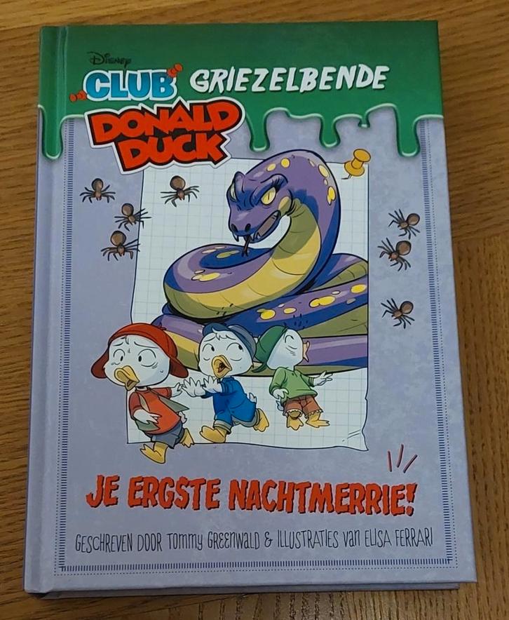 NIEUWSTAAT! Donald Duck Griezelbende Boek, Boeken, Stripboeken, Zo goed als nieuw, Eén stripboek, Ophalen of Verzenden