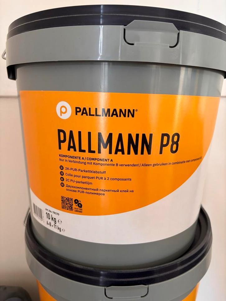 Pallmann P8 2K Parketlijm plus primer, Doe-het-zelf en Verbouw, Vloerdelen en Plavuizen, Nieuw, Overige typen, Overige materialen